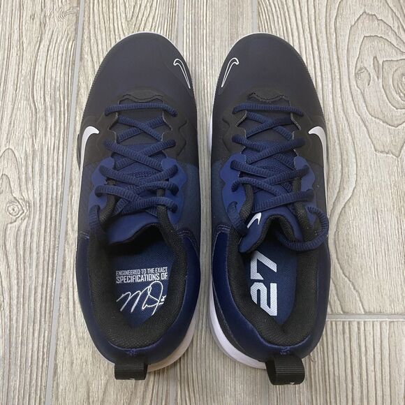 Nike Force Zoom Trout 9 Pro Metal Baseball Cleats Men’s 7.5 Navy Blue FB2907-400 main image 5
